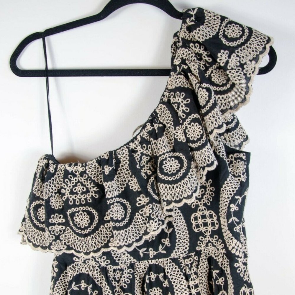 Love Shack Fancy Black 'Pamela' Cotton Dre… - Picture 5 of 5